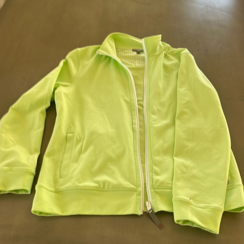 Talbots athleisure zip up jacket